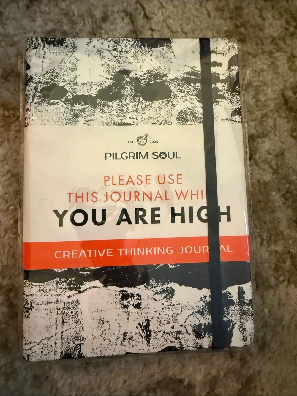 NEW Pilgrim Soul “Please Use This Journal While You Are High” Creative Thinking